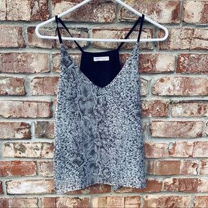Snake skin tank top